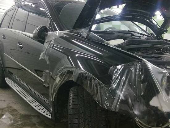 Бронирование фар и кузова автомобиля защитной плёнкой